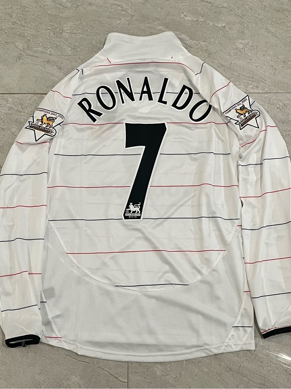 Manchester United 03/05 third kit Long Sleeve - Ronaldo #7 SIZE LARGE